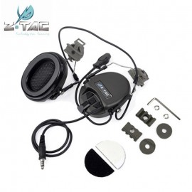 Z-Tactical Airsoft Z010 Bone Conduction Radio Headset With PTT Comms 