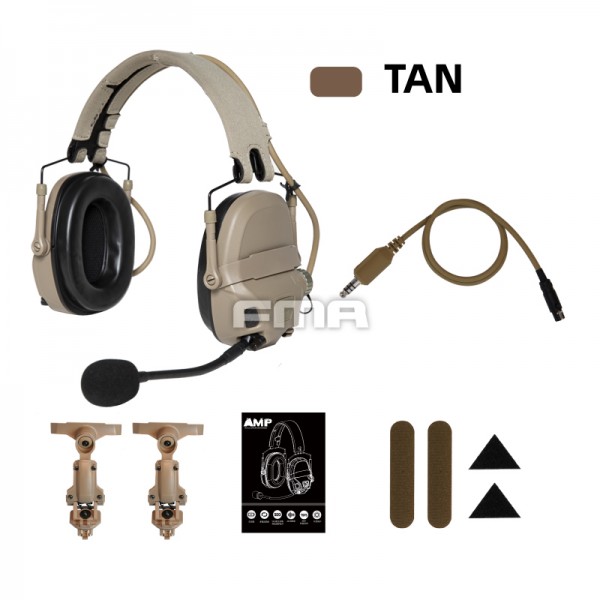 FMA FCS AMP Tactical Headphones (DE)