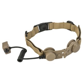 Z-Tactical Z045 Throat Mic Adapter (Tan)