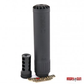 ANGRY GUN TORNADO DUMMY SILENCER - AR15/M4/416 Version - BLK