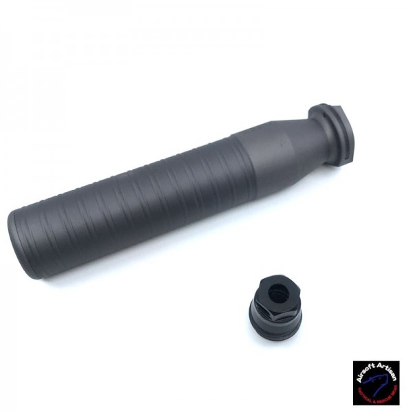 AIRSOFT ARTISAN MCX 762Ti Style QD Silencer with Taper-Lok Muzzle Brake