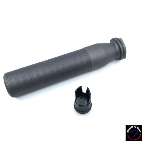 AIRSOFT ARTISAN  MCX 762Ti Style QD Silencer with 3Prong Muzzle Brake