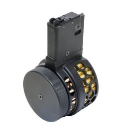 DYTAC Xmag 100rds GBB Drum Mag for GHK AR GBB Airsoft