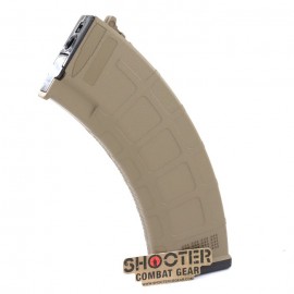 CYMA 600rds PMAG Wind Up Magazine For AK-47 / AKM AEG Rifle (Tan) 