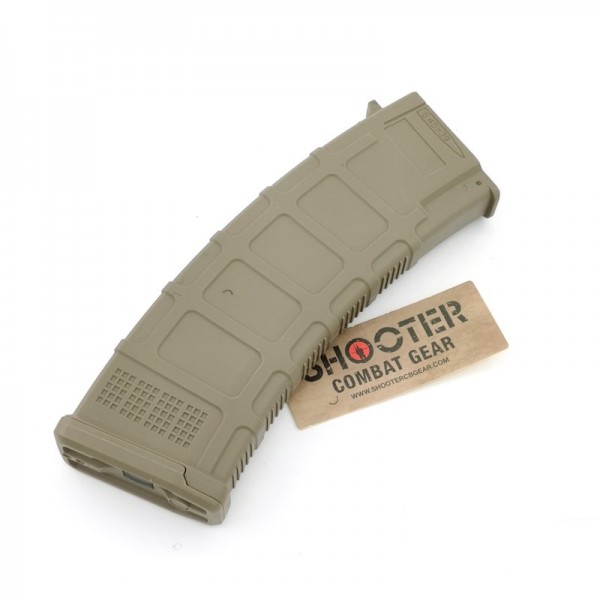 DMAG AK74 550 Rds Hi-Cap Wheel EMM AEG Magazine (FDE)