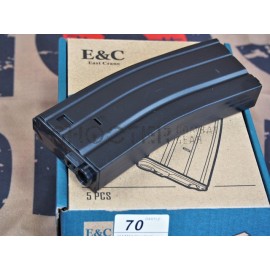 E&C 70rd M4/M16 AEG LOW CAP Magazine (5pcs Box Set, BK)