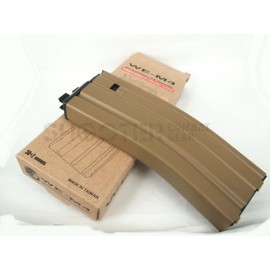 WE Open-bolt system M4 Gas Backblow 32rds mag ( Tan