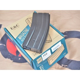 E&C 140 rds M4/M16 AEG LOW CAP Magazine (5pcs Box Set, BK)