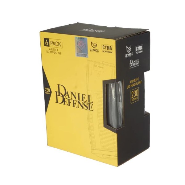 CYMA 230 Rds Daniel Defense Mid Cap Magazine for AR / M4 AEG ( 6pcs set )