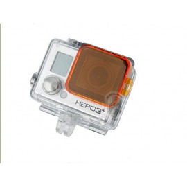 TMC GoPro HD Hero 3Plus PC Under Sea Filter Cover (Orange)