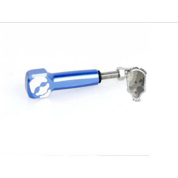 TMC Thumb Knob Skull Mark Long Screw for GoPro Cam ( Blue)