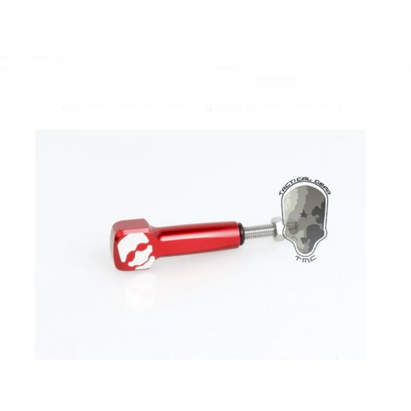 TMC Thumb Knob Skull Mark Long Screw for GoPro Cam ( Red)