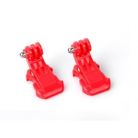 TMC 2X Vertical Surface J-Hook Buckle for GoPro Hero3 /2 (RED)