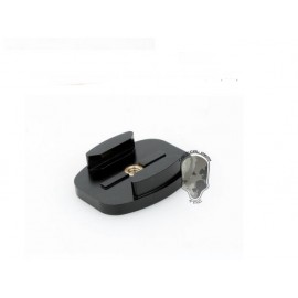 TMC Alum Flat Surface Mount w/ Tripod cam adapter ( Black)