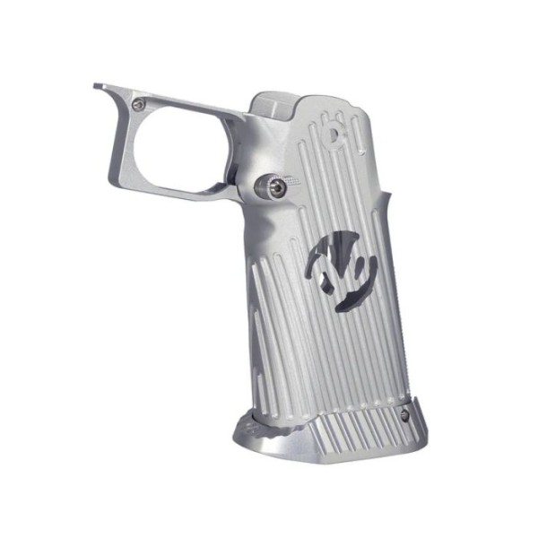 5KU CNC Aluminum Grip Type.4 for Marui Hi-Capa GBB (Silver)