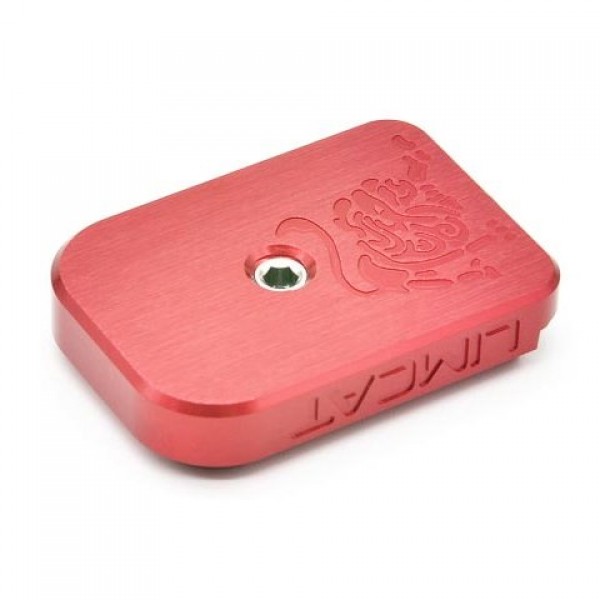 AIP CNC Limcat Magazine Base for Marui Hicapa (Red/Small)
