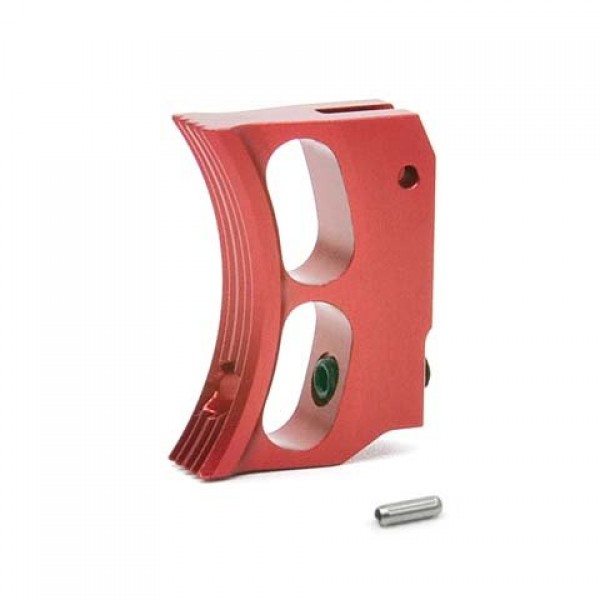 AIP Aluminum Trigger (Type Q) for Marui Hi-capa (Red/Long)