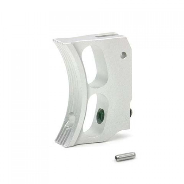 AIP Aluminum Trigger (Type Q) for Marui Hi-capa (Silver/Long)
