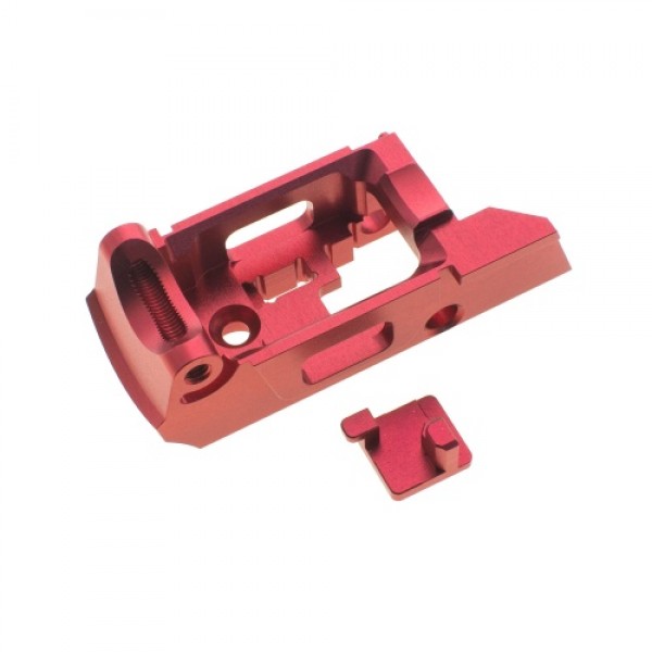 COWCOW AAP01 Aluminum Enhanced Trigger Housing - Red