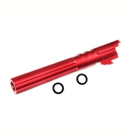 5KU 5.1 Inch Aluminum Threaded Outer Barrel for Marui Hi-Capa 5.1 GBBP (GB-547 Red)