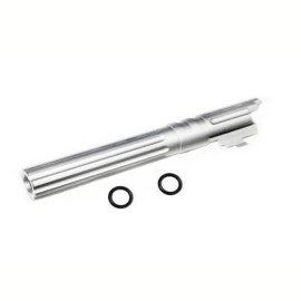 5KU 5.1 Inch Aluminum Threaded Outer Barrel for Marui Hi-Capa 5.1 GBBP (GB-547 Silver)