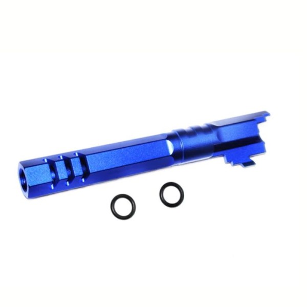 5KU 5.1 Inch Aluminum Threaded Outer Barrel for Marui Hi-Capa 5.1 GBBP (GB-548 Blue)