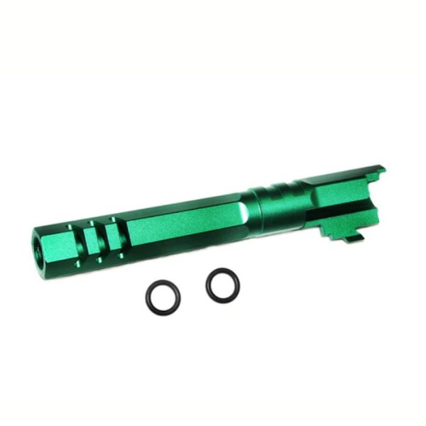 5KU 5.1 Inch Aluminum Threaded Outer Barrel for Marui Hi-Capa 5.1 GBBP (GB-548 Green)