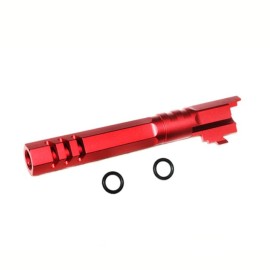 5KU 5.1 Inch Aluminum Threaded Outer Barrel for Marui Hi-Capa 5.1 GBBP (GB-548 Red)