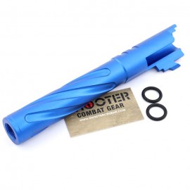 5KU Tornado 5 Inch Aluminum Outer Barrel For TM Hi-Capa (Blue) (M11 CW)