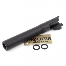 5KU 5 Inch Aluminum Outer Barrel For TM Hi-Capa (Black) (M11 CW)