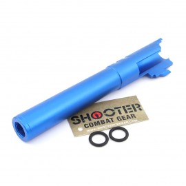 5KU 5 Inch Aluminum Outer Barrel For TM Hi-Capa (Blue) (M11 CW)