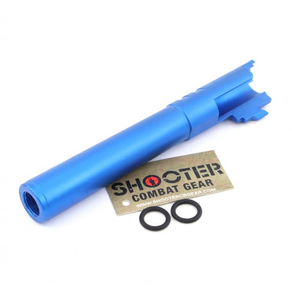 5KU 5 Inch Aluminum Outer Barrel For TM Hi-Capa (Blue) (M11 CW)