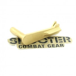 5KU Stainless Steel Slide Stop Type 7 for Marui Hi-Capa GBB Airsoft ( GB-513-Gold ) 