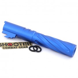 5KU Tornado Aluminum Outer Barrel For TM Hi-Capa 4.3 (Bllue) (M11 CW)