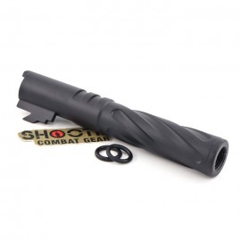 5KU Tornado Aluminum Outer Barrel For TM Hi-Capa 4.3 (Black) (M11 CW)