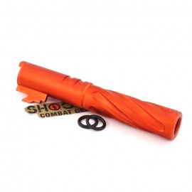 5KU Tornado Aluminum Outer Barrel For TM Hi-Capa 4.3 (Orange) (M11 CW)