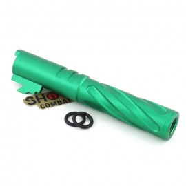 5KU Tornado Aluminum Outer Barrel For TM Hi-Capa 4.3 (Green) (M11 CW)