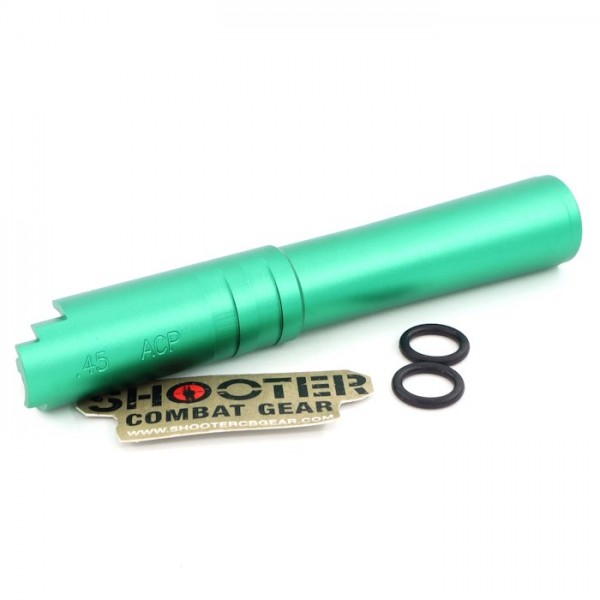 5KU Aluminum Outer Barrel For TM Hi-Capa 4.3 (Green) (M11 CW)