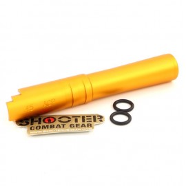 5KU Aluminum Outer Barrel For TM Hi-Capa 4.3 (Gold) (M11 CW)