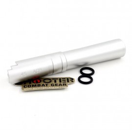 5KU Aluminum Outer Barrel For TM Hi-Capa 4.3 (Silver) (M11 CW)