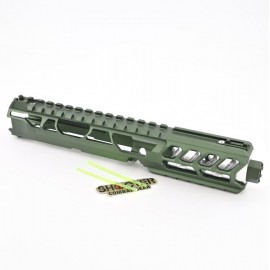 CTM FUKU-2 CNC CUTOUT UPPER SET LONG Type For AAP01 GBB Pistol Series ( Green/Silver)