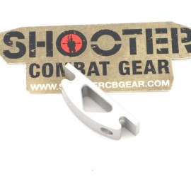 5KU Aluminum Moduler Trigger Shoe-A for Type-2 Base For TM Hi-Capa GBBP (Silver)