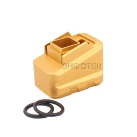IGY6 TD Style Magazine Extension For SIG AIR / VFC P320 M17 M18 XCarry GBBP (Gold)
