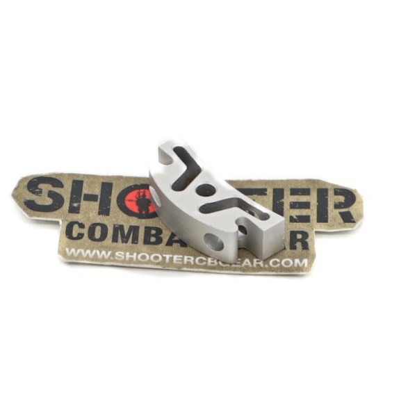 5KU Aluminum Moduler Trigger Shoe-D for Type-2 Base For TM Hi-Capa GBBP (Silver)