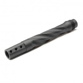 TTI AIRSOFT Fluted Outer Barrel for TP22 GBB Airsoft (Black)
