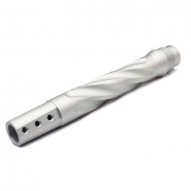 TTI AIRSOFT Fluted Outer Barrel for TP22 GBB Airsoft (Silver)