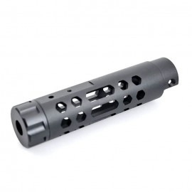 5KU CNC Aluminum Outer Barrelt For AAP01 GBB Pistol - Typle A (Black )