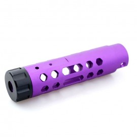 5KU CNC Aluminum Outer Barrelt For AAP01 GBB Pistol - Typle A (Purple )