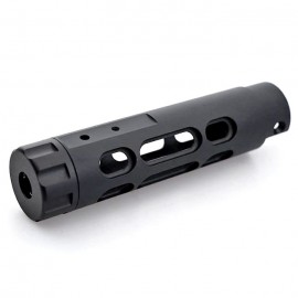 5KU CNC Aluminum Outer Barrelt For AAP01 GBB Pistol - Typle B (Black )