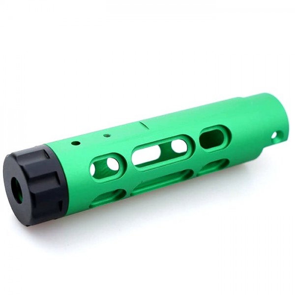 5KU CNC Aluminum Outer Barrelt For AAP01 GBB Pistol - Typle B (Green )